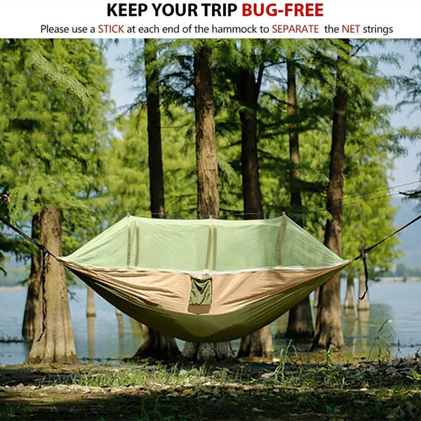 Waterproof Hammock with Mosquito Net