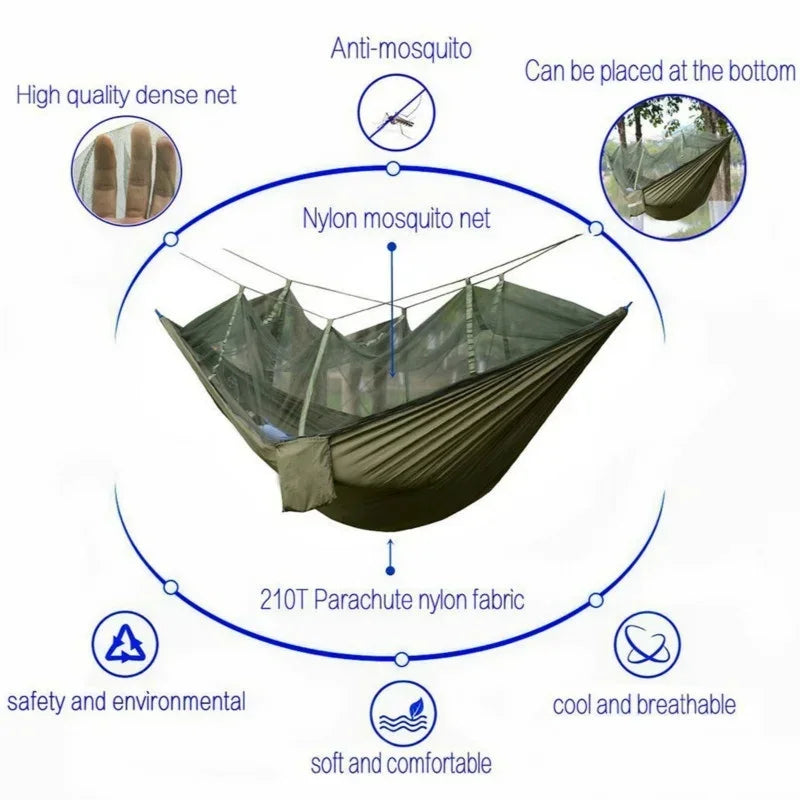 Waterproof Hammock with Mosquito Net
