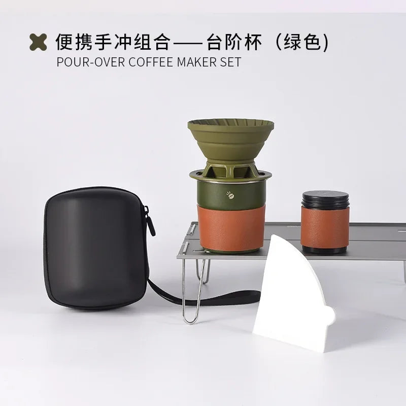 Outdoor Hand Brewed Coffee Set