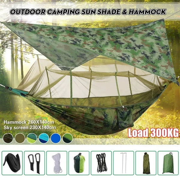Waterproof Hammock with Mosquito Net