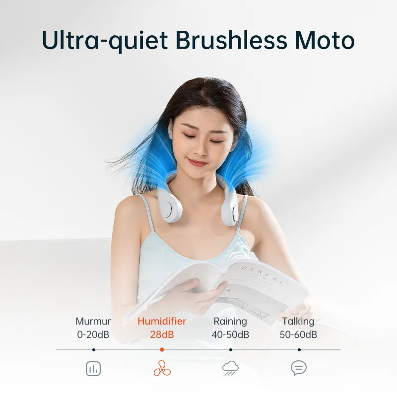 Portable Silent Neck Fan