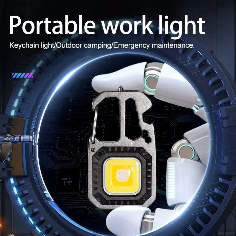 Portable LED Keychain Light