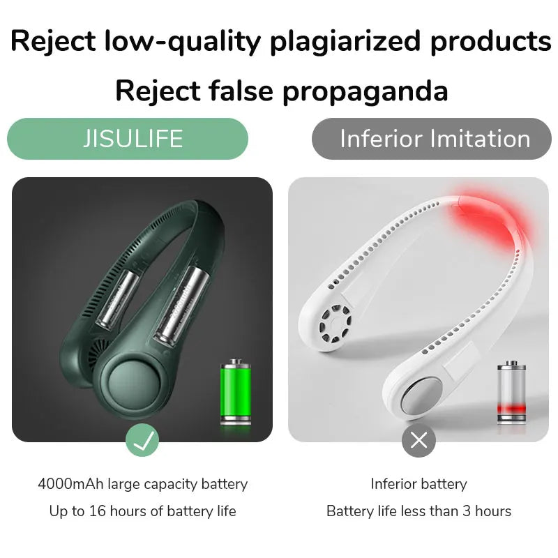 Portable Silent Neck Fan